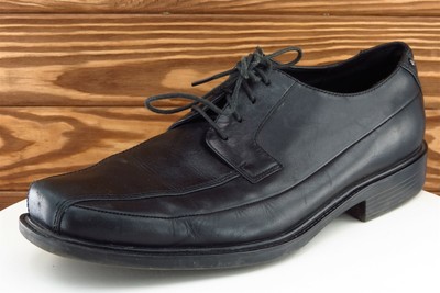 Rockport Shoes Sz 12 M Black Derby Oxfords Leather Men 8711  display picture 1