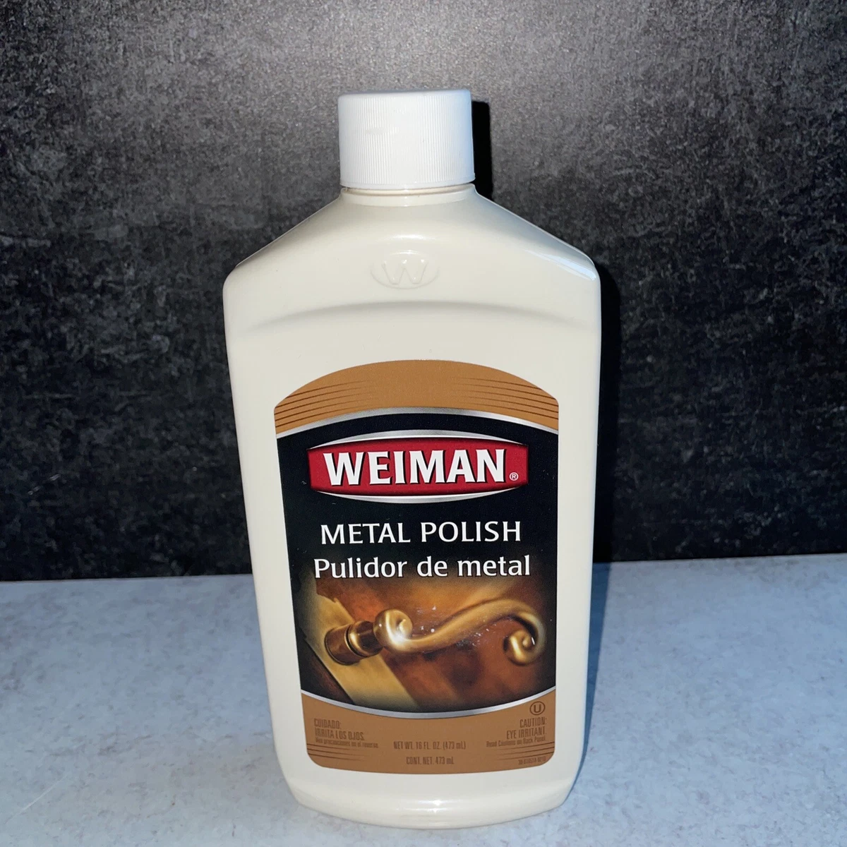 Weiman Brass Polish and Cleaner Pewter Copper Chrome Gold Metal 16 Oz