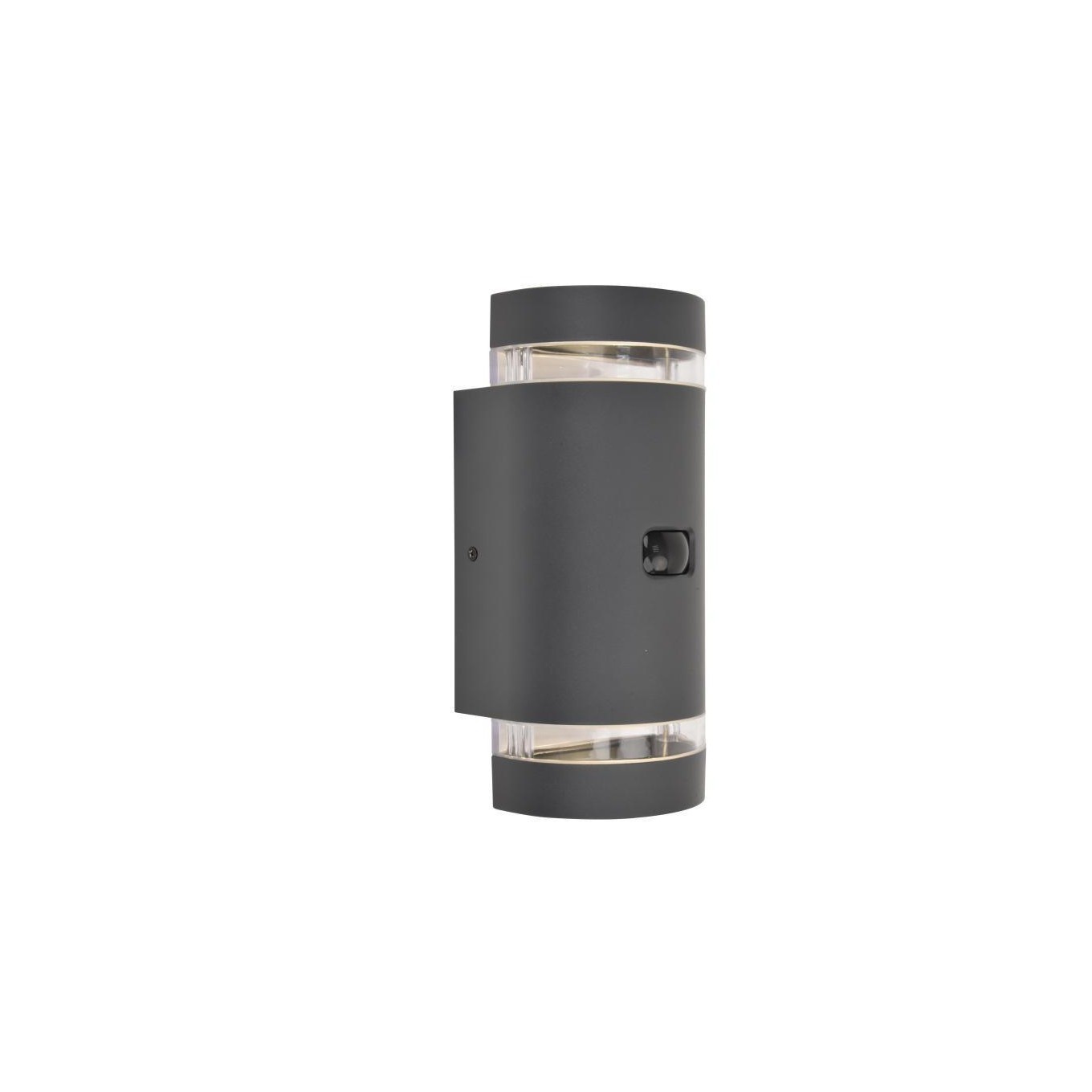 Lutec Focus PIR 2 x GU10 Outdoor Wall Light Dark Grey - Image 3