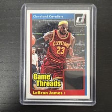 2014-15 Panini Donruss Game Threads Lebron James LeBron James #21