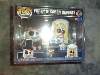 Funko Pop Disney Pixar Toy Story Forky Karen Beverly 2 Pack SDCC LE 3500 NEW - Image 1 of 4