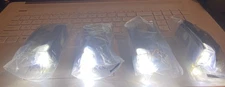 USB RECHARGEABLE FRONT LED BICYCLE LIGHT LOT OF 4