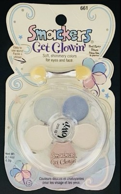 Vintage Bonne Bell Smackers Get Glowin Eyeshadow Palette Pool Party Blues 661 Y2