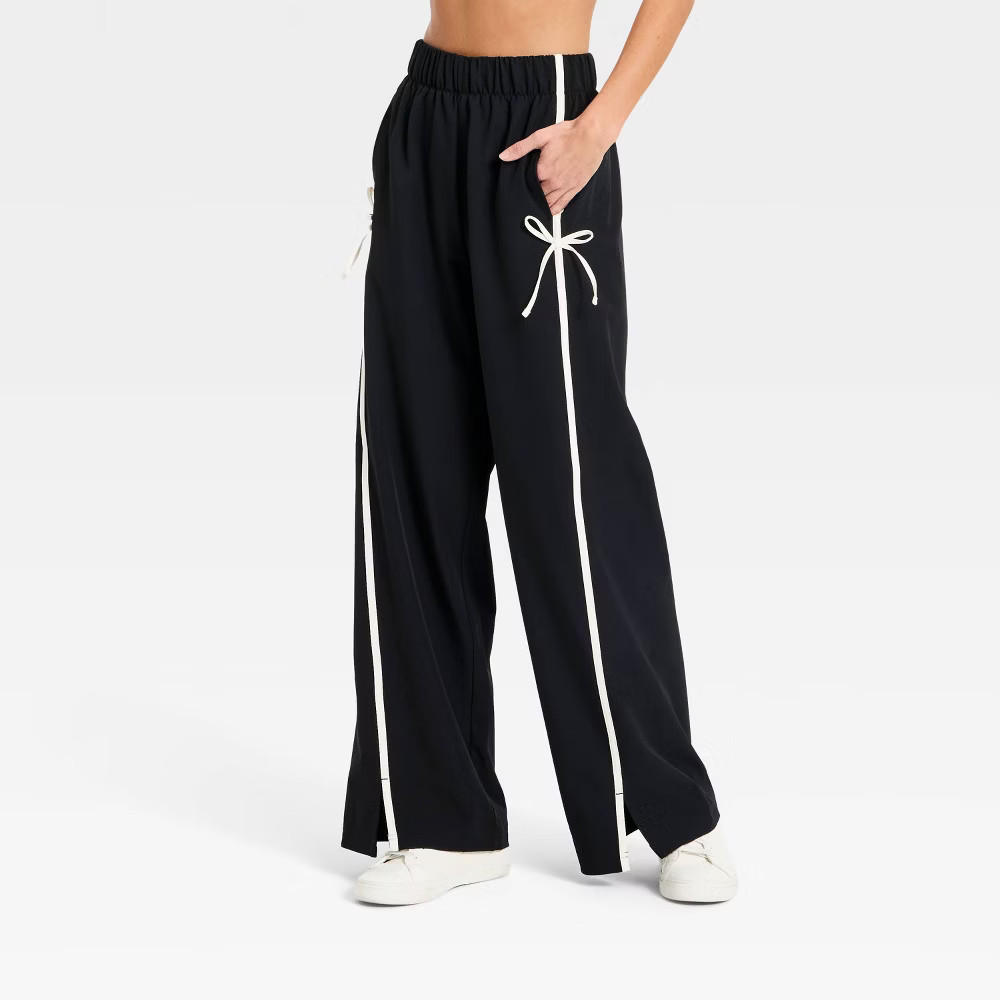 Women Woven High-Rise Bow Track Pants - All In Motion | eBay