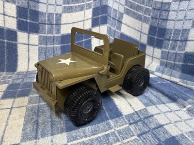 Vintage 1973 Mighty Mo Friction Power Jeep Ideal Toy