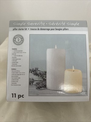 Simple Serenity Candle Making Kit, 11 Pieces. New In Box