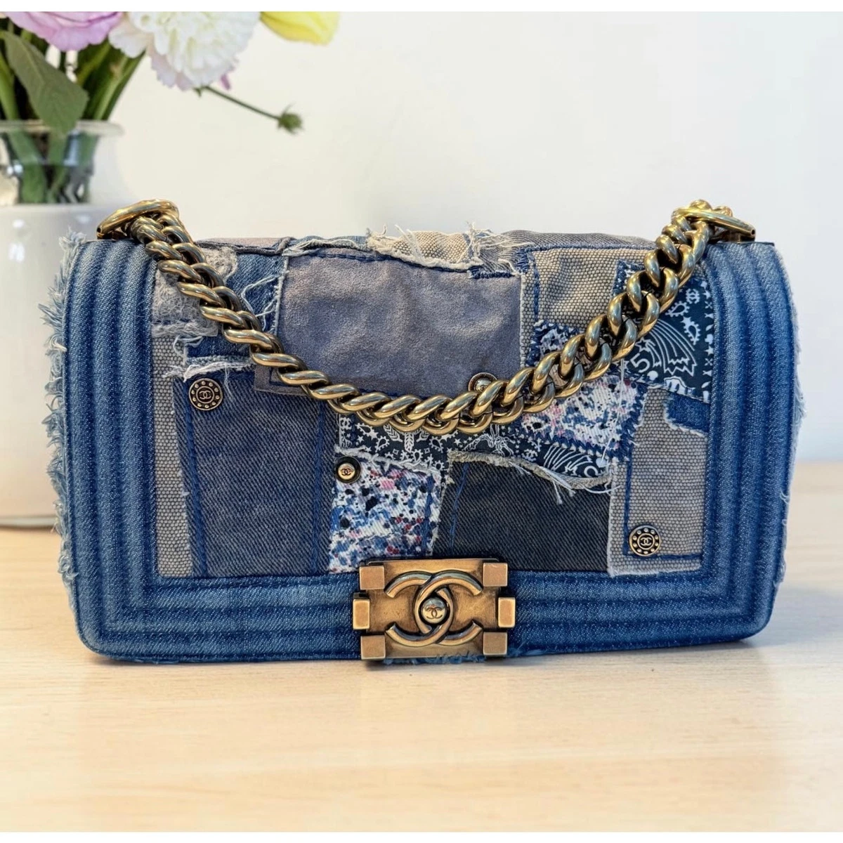 CHANEL Denim Bags & Handbags for Women for sale | eBay