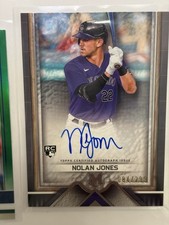 Topps Museum Collection 2023 Nolan Jones Rookie Auto Rockies #AA-NJ /299