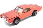 Hot Wheels Redline Custom Continental Mark III 1968 Rose Red - Made In U.S.A.