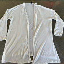Worthington white Knit Cardigan woman  s size large