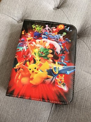 Brandneu Pokémon Sammelkarten Organizer Mappe Album Ordner hält 100 Karten
