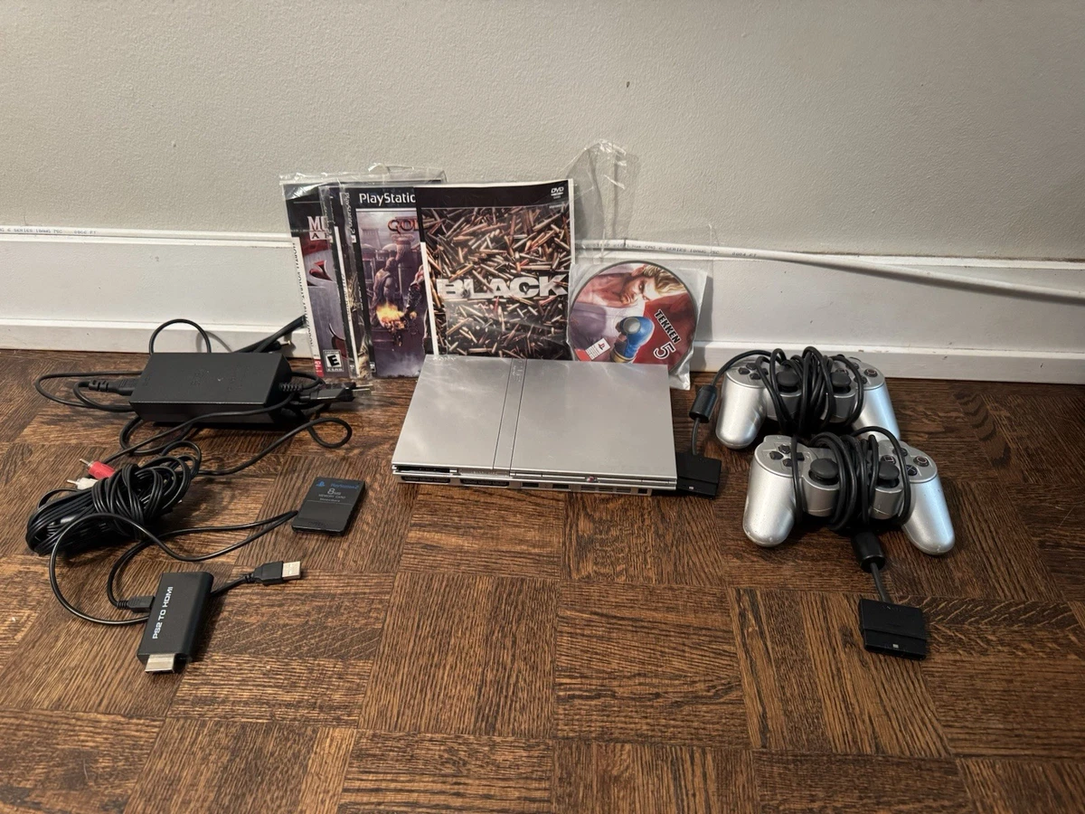 Sony PlayStation 2 - Slim Silver Video Game Consoles for sale | eBay
