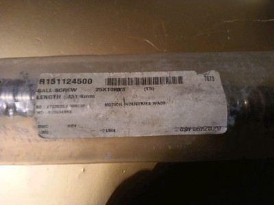 New Rexroth R151124500 Ball Screw Precision Screw Size 25 x 10R x 3 T5 