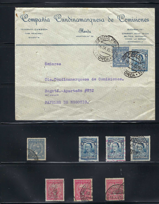 #ad #ad #x27;HONDA#x27;#x27; CIA. CUNDINAMARQUESA DE COMISIONES TO BOGOTA COLOMBIA 1929 $10.00