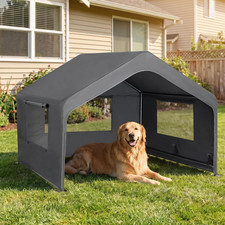 Veehoo Extra Large Dog House Outdoor, Weatherproof  Sturdy Dog Shade Tent