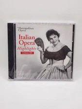 Italian Opera Highlights Volume lll Metropolitan Opera CD Brand New- C96