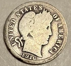 Barber Dime Silver 1916
