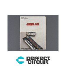 Roland Juno-60 Manual / One Sheet ACCESSORY - VINTAGE - PERFECT CIRCUIT