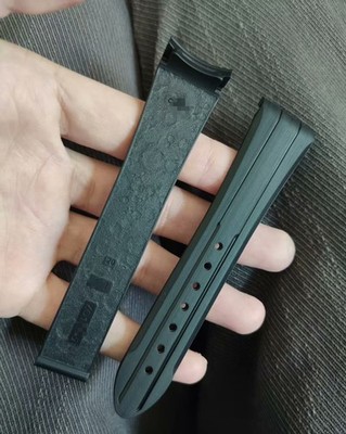 Rubber Watch Strap Fits For Omega Speedmaster Dark Moon DSOTM