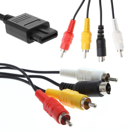 1.8M/6FT Multifunction AV Video A/V TV Cable Cord for 64 N64 for SNES - Picture 3 of 8