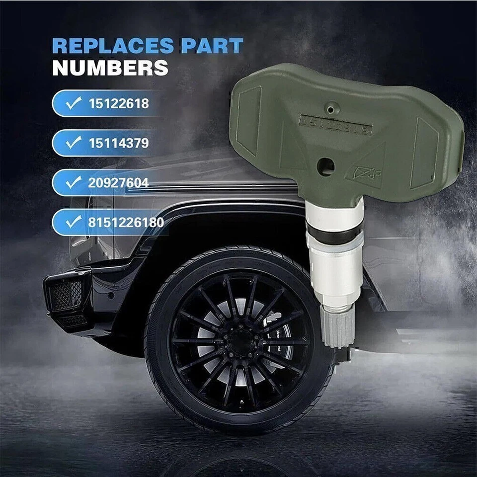 Juego de 4 sensores TPMS 15122618 para Chevy Colorado GMC Canyon Hummer H3 H3T 315Mhz Foto 4 de 4