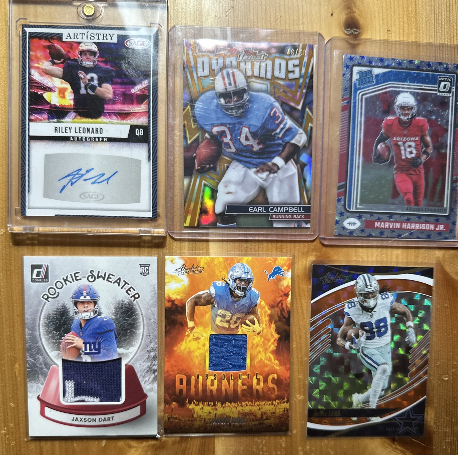 12 Card NFL Lot Autos Numbered Patch’s And More view 1