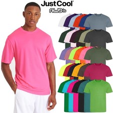 AWDis Cool T-Shirt Mens Quick Dry 100% Polyester Sports Running Gym Tee JC001