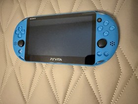 PS Vita Aqua Blue PCH-2000 ZA23 Console playstation Sony JAPAN F/S 64gb