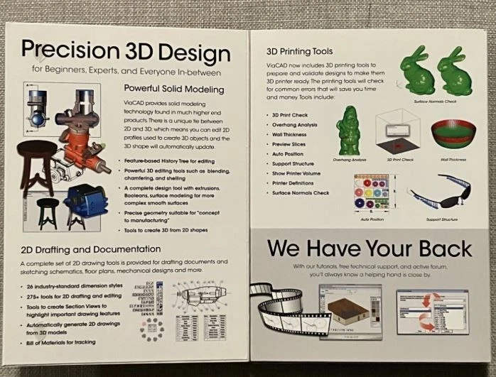 ViaCAD 2D/3D poderoso e robusto design CAD Encore soco! DVD-ROM MAC para Windows  - Imagem 2 de 3