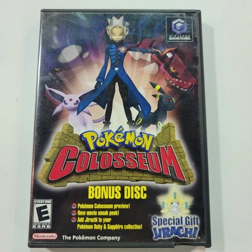 Pokemon Colosseum [Bonus Disc] (Nintendo GameCube) Complete NICE!