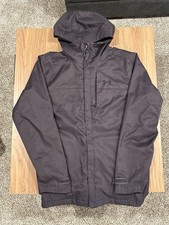 Under Armour ColdGear Infrared Hooded Jacket Mens Small Storm Black Full Zip