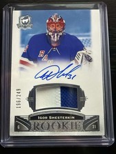 2019-20 Igor Shesterkin Upper Deck The Cup Rookie Auto Patch 196/249 