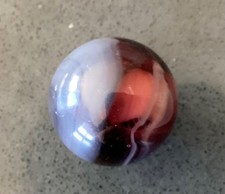 Transitional Marble NM+ Hand gathered Japanese Yasuda? RARE Purple 0.66”