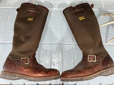 CHIPPEWA HUNTING SNAKEPROOF WATERPROOF SOFT TOE 17' MENS 25110 SIZE 10 A&M AGGIE