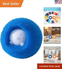 Versatile Blue Laundry Ball - Say Goodbye to Pet Hair on Clothes and Bedding