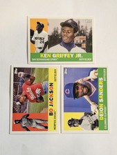 3- 2022 Topps Pro Debut MiLB Legends 💥Ken Griffey Jr💥Bo Jackson💥Deion Sanders
