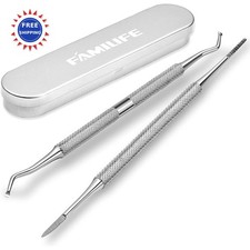 Ingrown Toenail File and Lifter 2pcs Stainless Steel Removal Pedicure Kit Tool