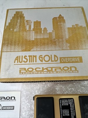 Rocktron Austin Gold Overdrive Guitar Effect Pedal NOS in Box | eBay
