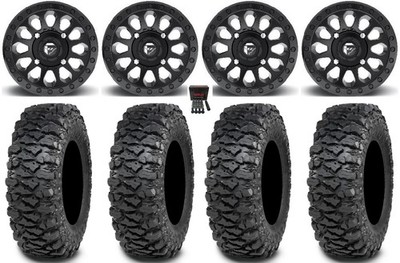 Fuel Vector 14'' Wheels MB 28'' Savage XT Tires Can-Am Renegade Outlander