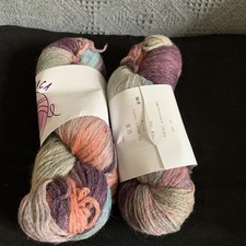 alpaca wool blend yarn hank 2 100g  A862 
