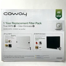 Genuine COWAY 1 Year Replacement Filter Pack for Airmega AP-0512NH Purifier