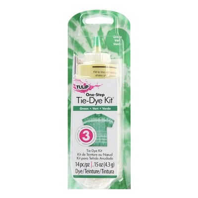 Tulip 3D Fashion Paint Green Dye For Crafts And Fabrics 36 Oz Squeeze Bottle