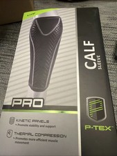 P-TEX Calf Sleeve Pro P-TEXC200 Black XLG Size Brand New