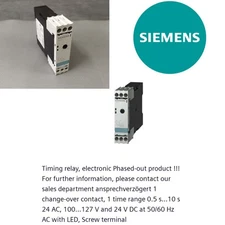 SIEMENS ON DELAY TIME RELAY/TIMER/TIMING RELAY 3RP1511-1AQ30 24V AC/DC 100-127AC