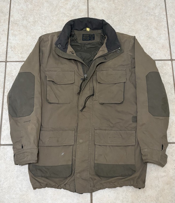 Abercrombie & Fitch Jacket Elbow Patches Men’s Size S