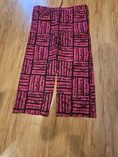 African Women Pant Ankara Wax Cotton Fabric Handmade Multicolor Print