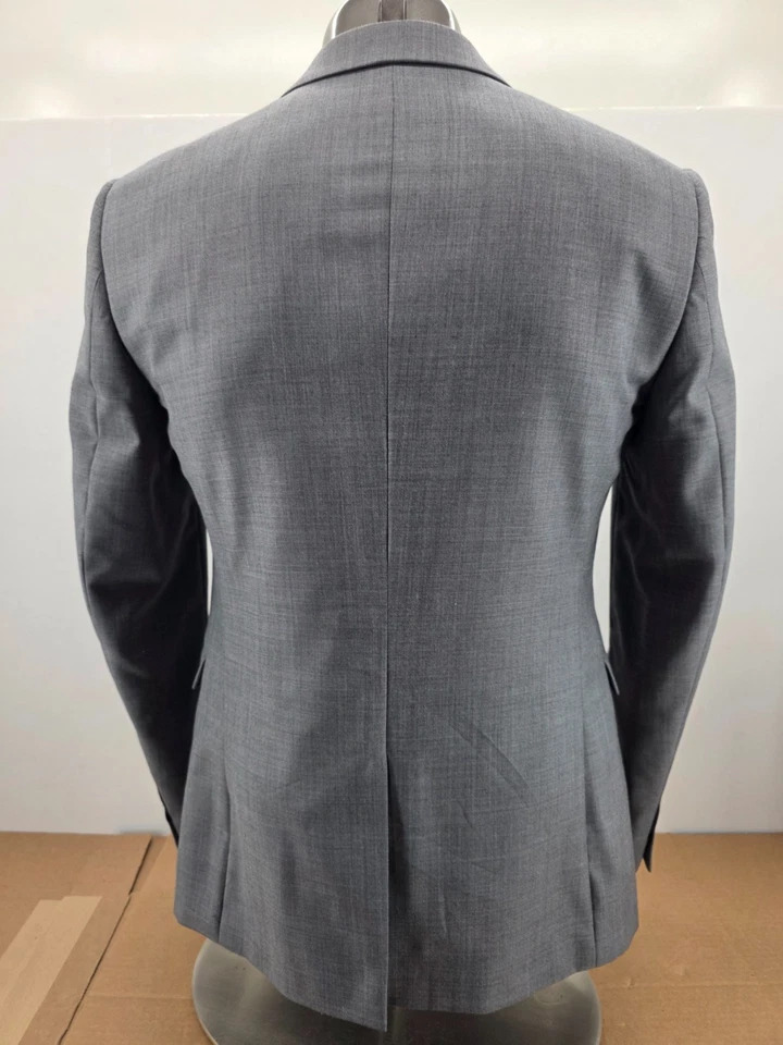 Traje Express Hombre EXTRA DELGADO Gris 2 Piezas, Chaqueta 40R, Pantalones 34x31 Foto 3 de 4