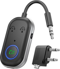 Bluetooth 5.0 Car Wireless FM Transmitter Adapter 2USB PD Charger AUX Hands-Free