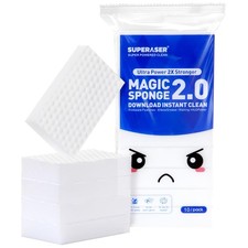 Magic Sponge Eraser, 10 Pack, 2X Density Melamine Foam