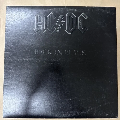 AC/DC - BACK IN BLACK LP Vinyl First Press 1980 APLP046